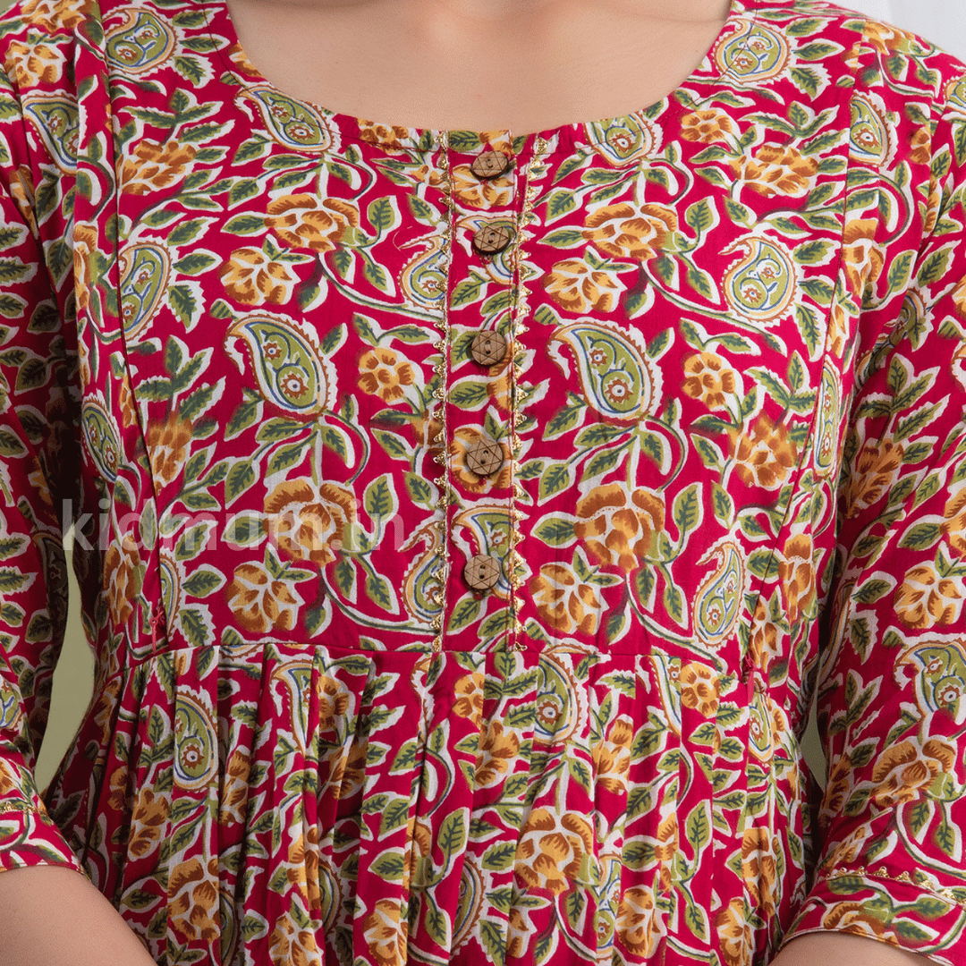 Kidmum Maternity Feeding Kurti Peach