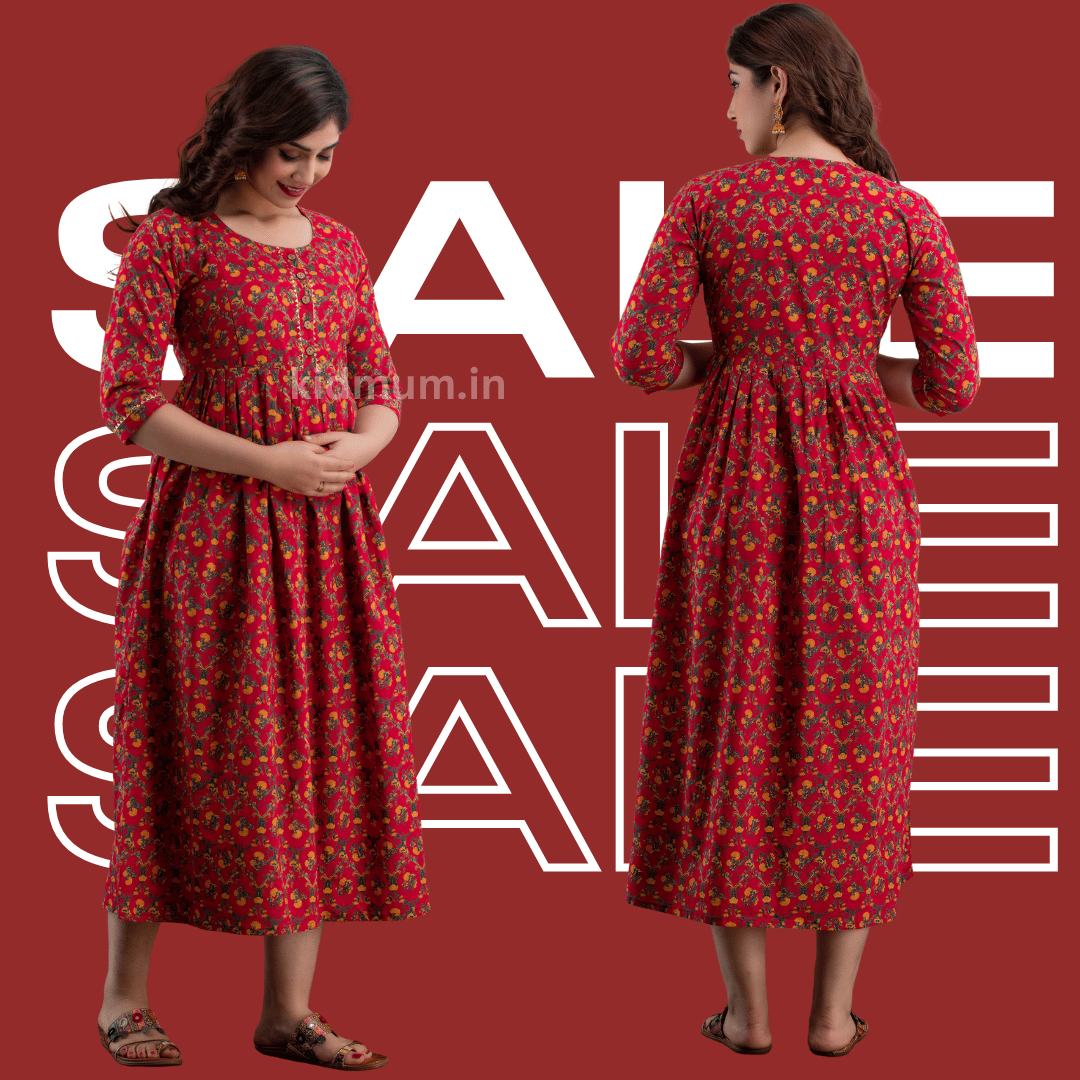 Kidmum Maternity Feeding Kurti Rose Blush