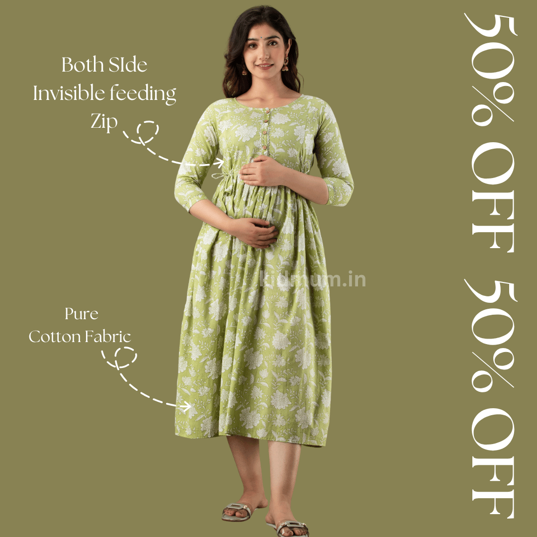 Kidmum Maternity Feeding Kurti Pista