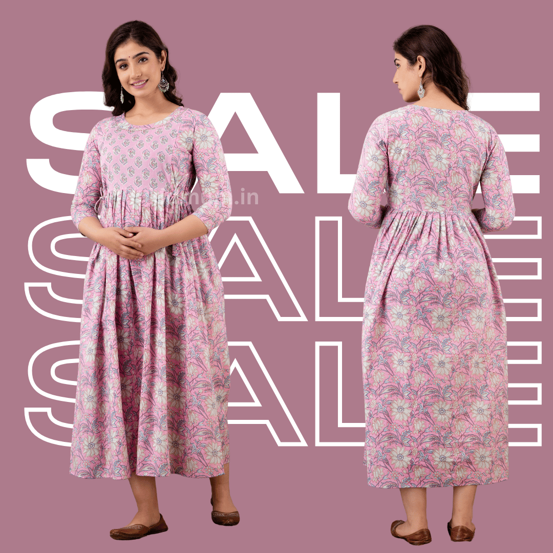 Kidmum Maternity Feeding Kurti Blush Pearl