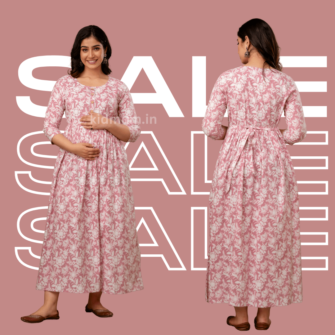 Kidmum Maternity Feeding Kurti Plum