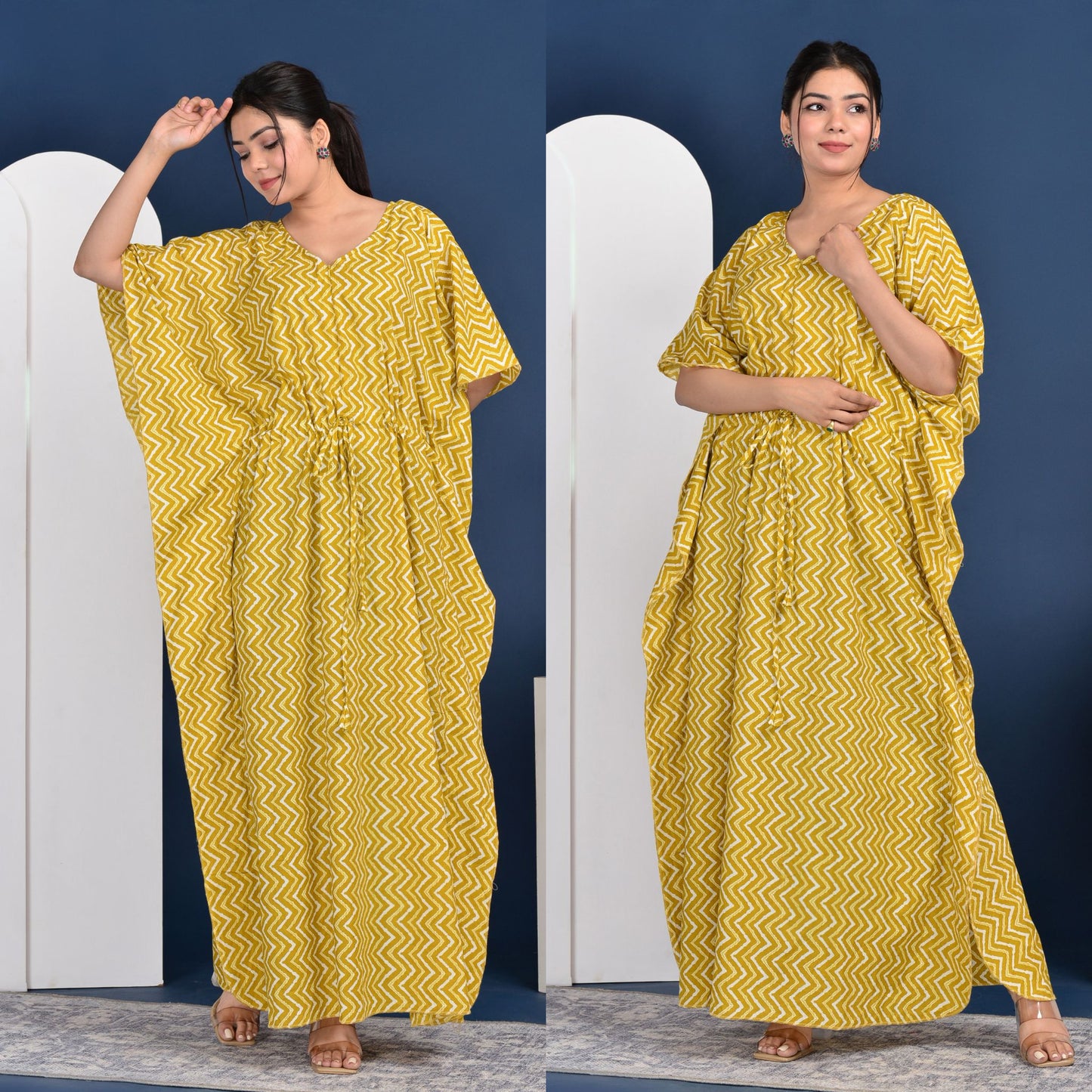 Kidmum™ Maternity Feeding Kaftan Yellow