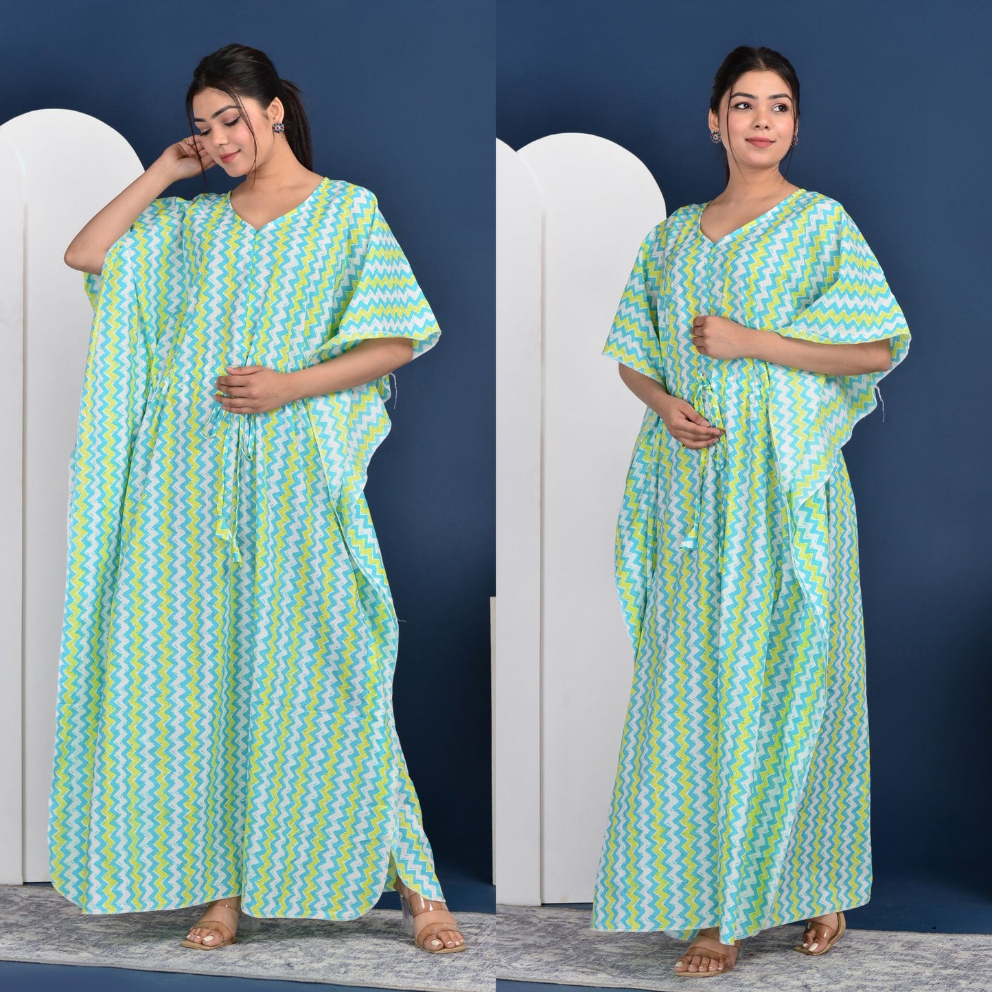 Kidmum™ Maternity Feeding Kaftan Sea