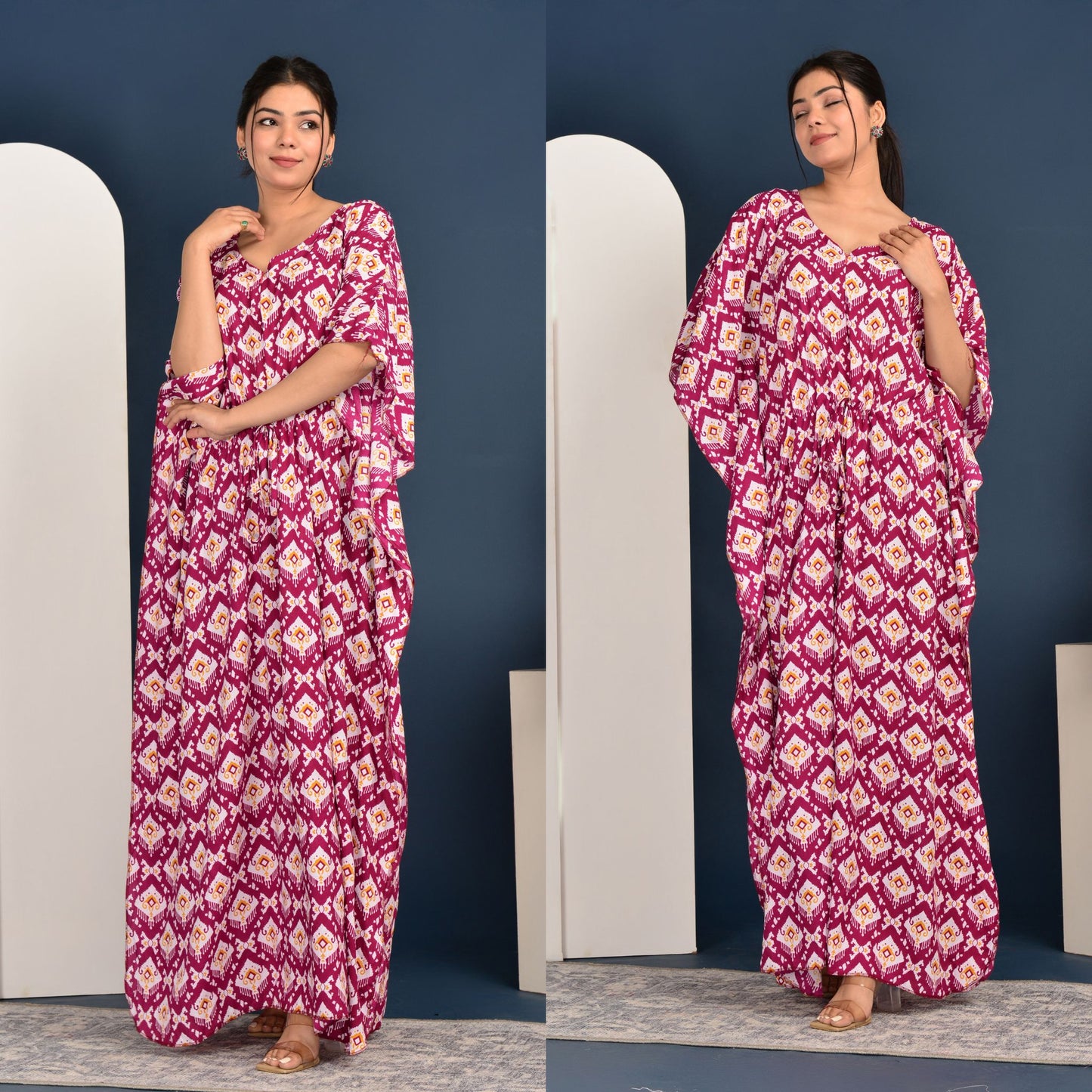 Kidmum™ Maternity Feeding Kaftan Pinkish