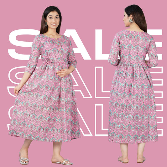 Kidmum Maternity Feeding Kurti RubyRose
