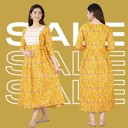 Kidmum Maternity Feeding Kurti Buttercup