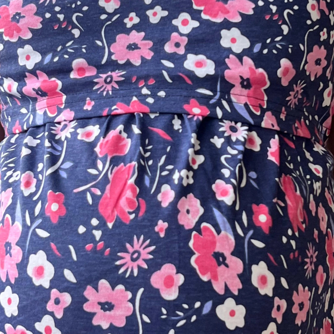 Kidmum Zipless Maternity Feeding Loungewear IndigoHale