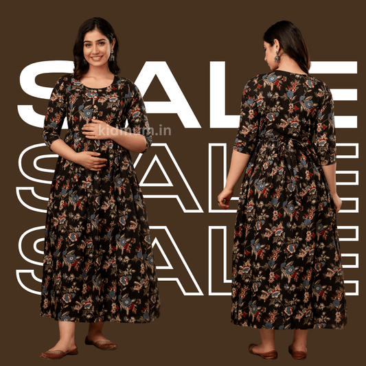 Kidmum Maternity Feeding Kurti Mocha