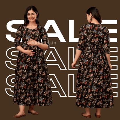 Kidmum Maternity Feeding Kurti Mocha