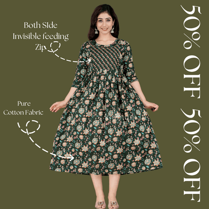 Kidmum Maternity Feeding Kurti Starry