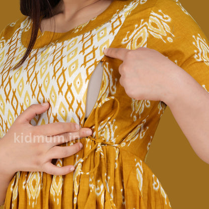 Kidmum Maternity Feeding Kurti Honey