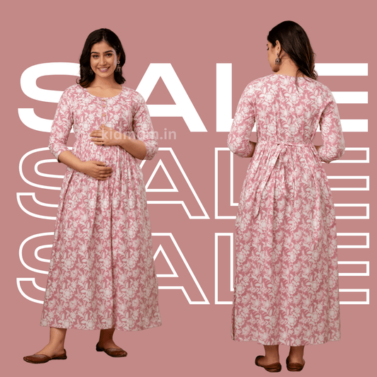 Kidmum Maternity Feeding Kurti Plum