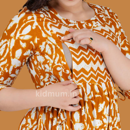 Kidmum Maternity Feeding Kurti Sunbeam