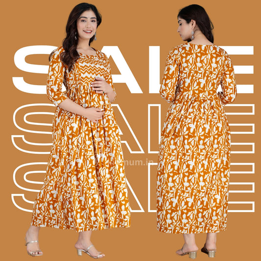 Kidmum Maternity Feeding Kurti Sunbeam