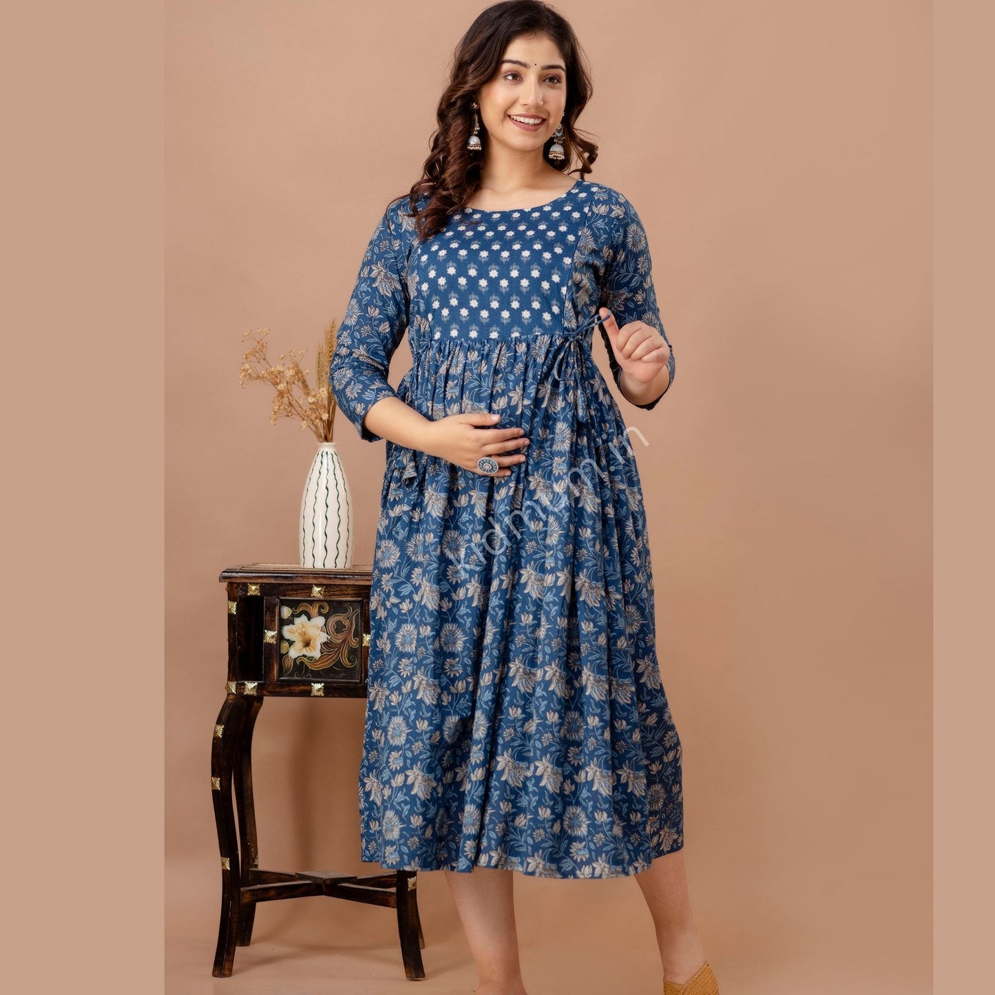 Kidmum™ Feeding Kurti Bluie Floral