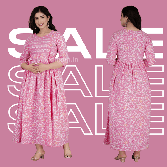 Kidmum Maternity Feeding Kurti Rose Mist
