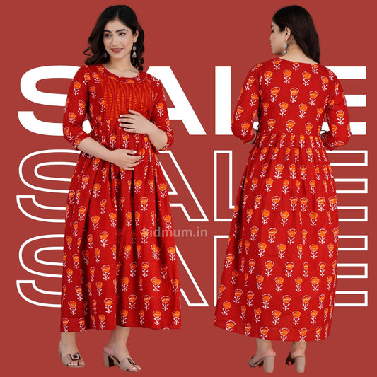 Kidmum Maternity Feeding Kurti Ripple