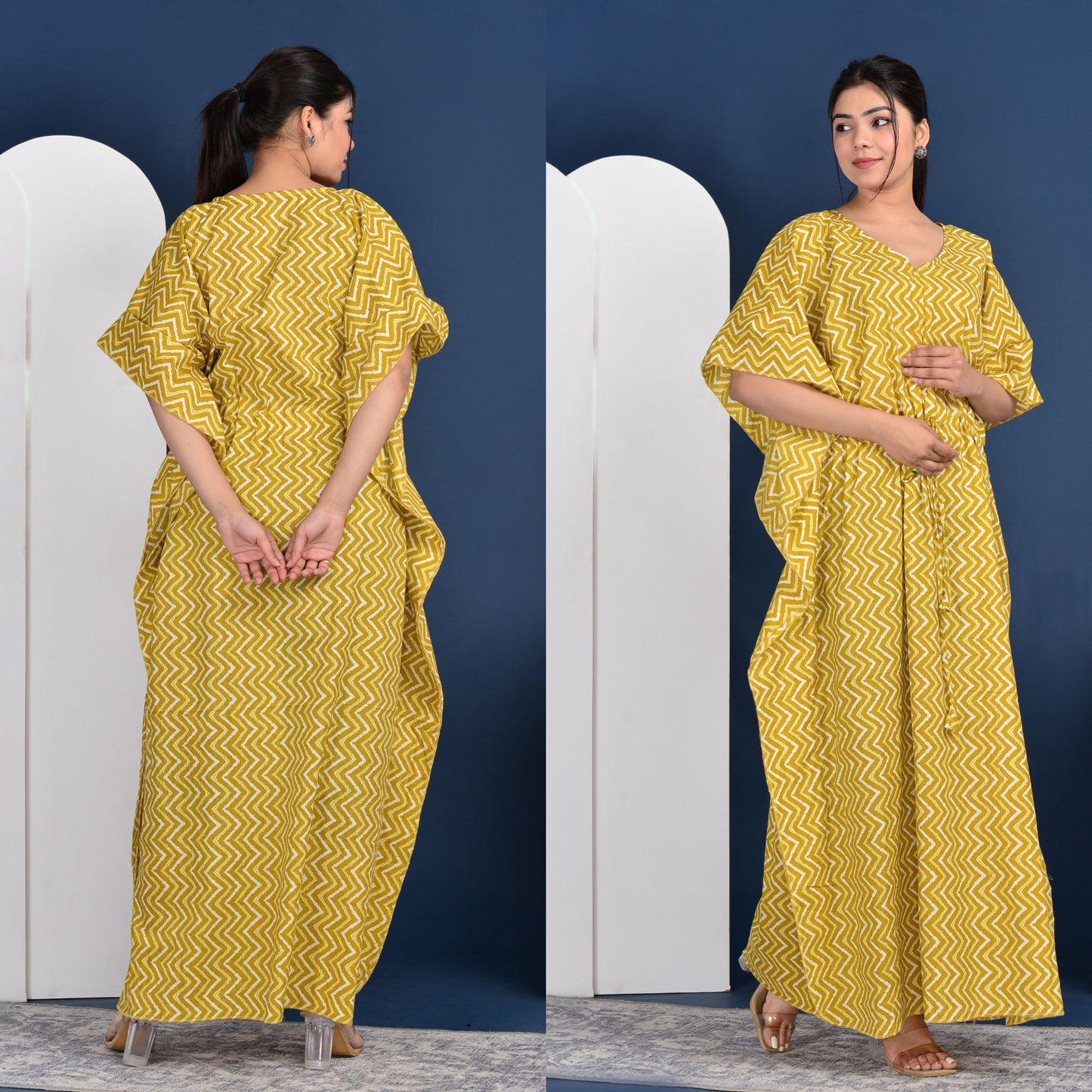 Kidmum™ Maternity Feeding Kaftan Yellow