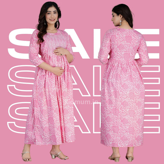 Kidmum Maternity Feeding Kurti Rosy