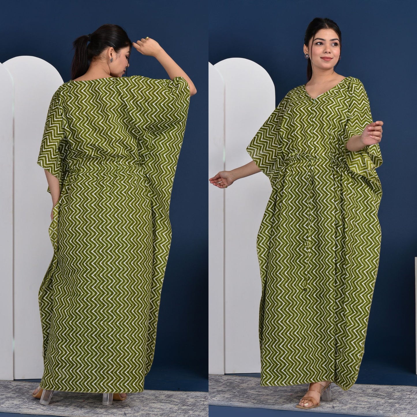 Kidmum™ Maternity Feeding Kaftan Mahendi