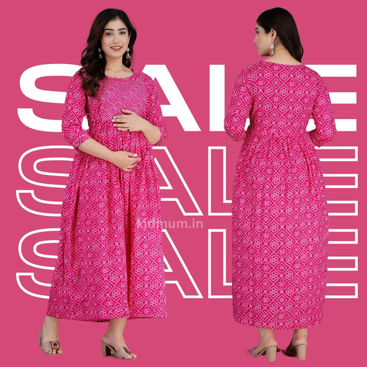 Kidmum Maternity Feeding Kurti PinkPetals
