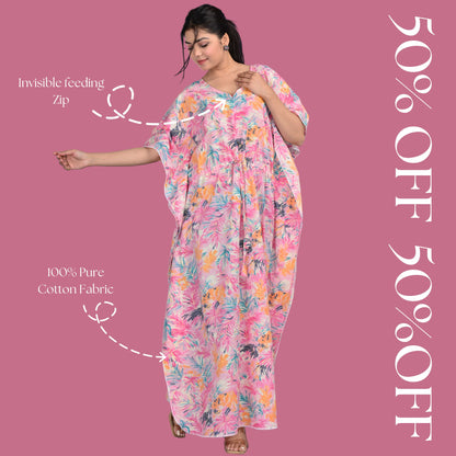 Kidmum™ Maternity Feeding Kaftan Light