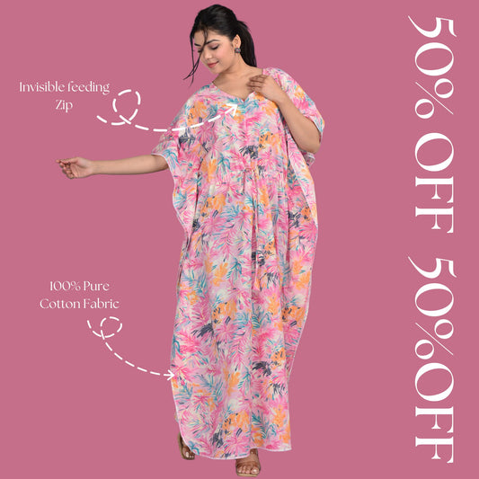 Kidmum™ Maternity Feeding Kaftan Multi