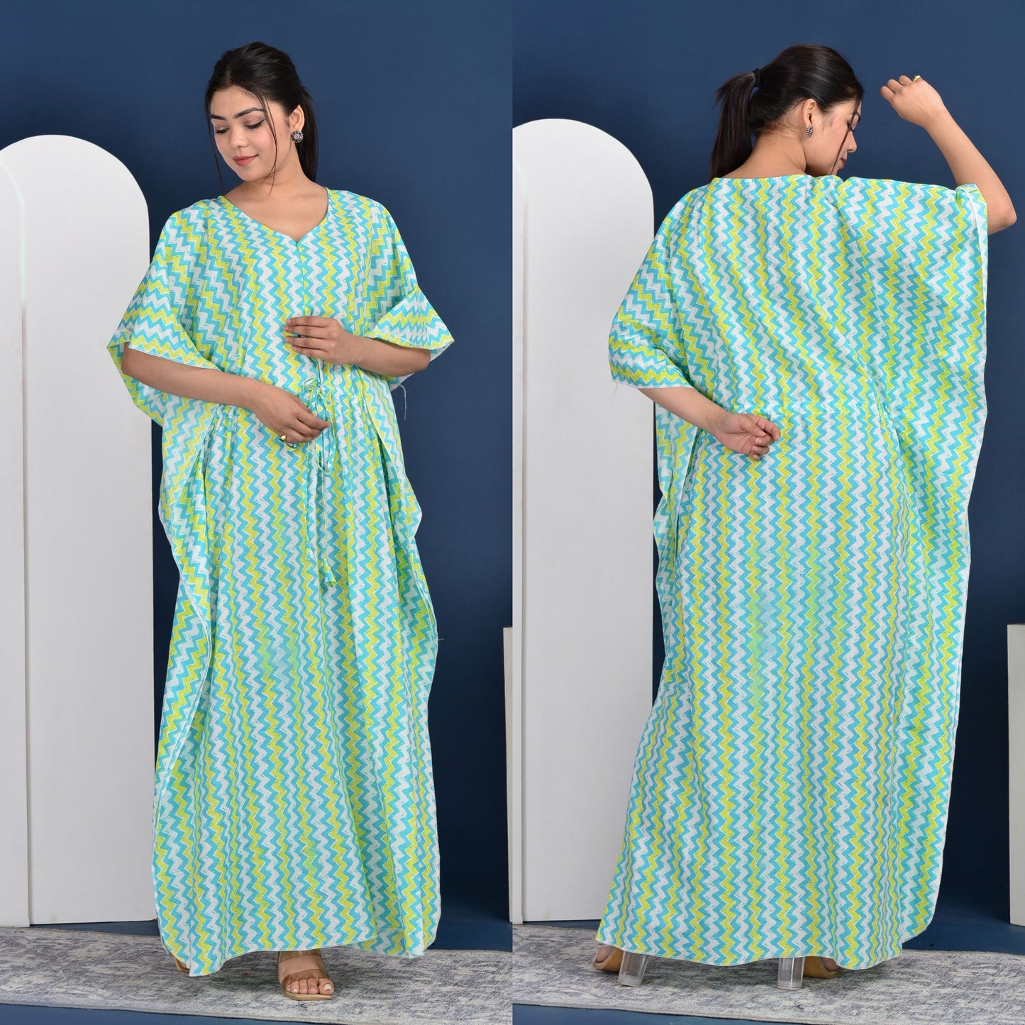 Kidmum™ Maternity Feeding Kaftan Sea