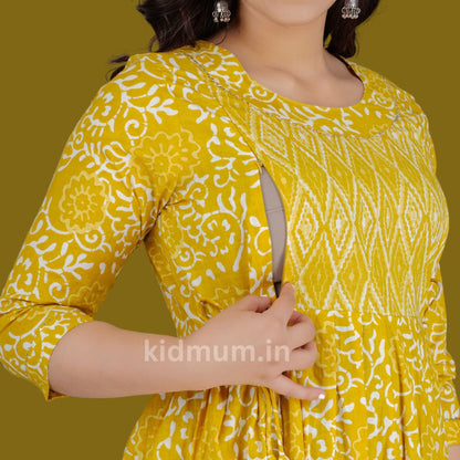 Kidmum Maternity Feeding Kurti Sunny
