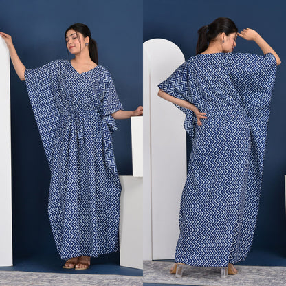 Kidmum™ Maternity Feeding Kaftan Navy