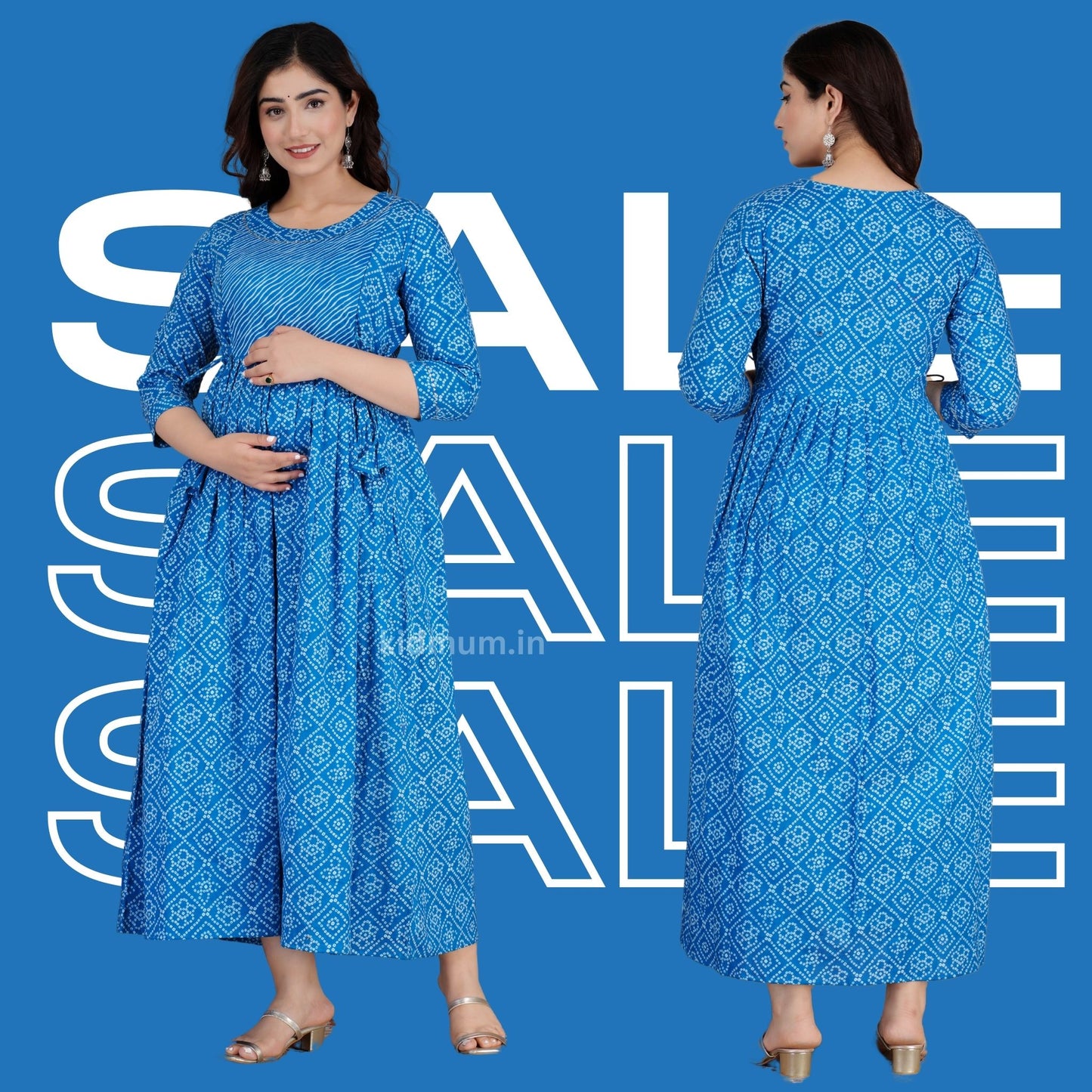 Kidmum Maternity Feeding Kurti SkySerenade