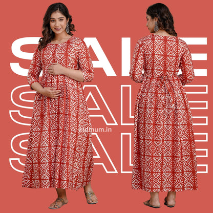Kidmum Feeding Kurti/Maternity Kurti Tangy