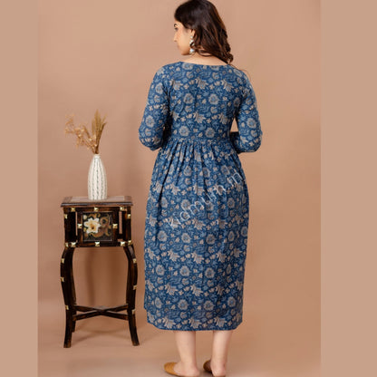 Kidmum™ Feeding Kurti Bluie Floral