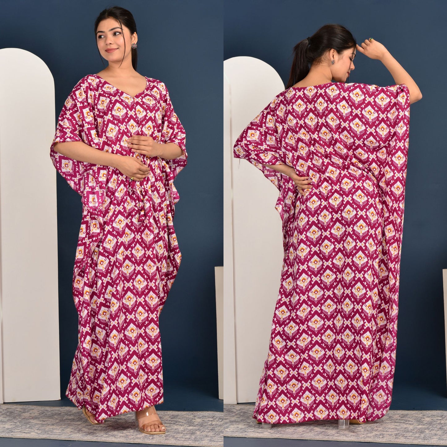 Kidmum™ Maternity Feeding Kaftan Pinkish